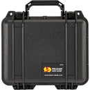 PELICAN 1200 Protector Case Black with Foam-Optics Force