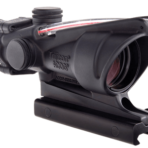 Trijicon ACOG 4x32 Illuminated Riflescope, Red Chevron BAC Reticle, Flattop TA51 Mount TA31F