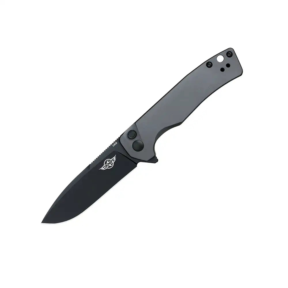 Couteau Pliant Olight Oknife Mettle, Acier Inoxydable, Couleur Gris Gunmetal