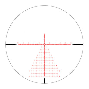 Riton Optics 7C318LFIP 7 Conquer Black Hardcoat Anodized 318x 50mm 34mm Tube Illuminated Red PSR Reticle Features Throw Lever-Optics Force