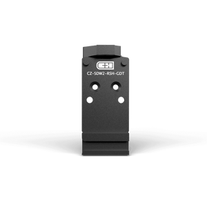 C&H CZ SHADOW 2 OPTICS READY V4 MIL / LEO to Trijicon RMR / SRO / Holosun 407C / 507C / 507Comp / 508T / C&H EDC-XL / COMP w/Dovetail for GLOCK Compatible Sights