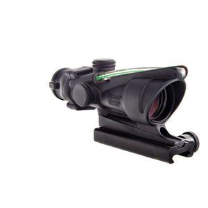 Trijicon 100218 ACOG Black Hardcoat Anodized 4x 32mm Illuminated Green Chevron .223/5.56 BDC Reticle