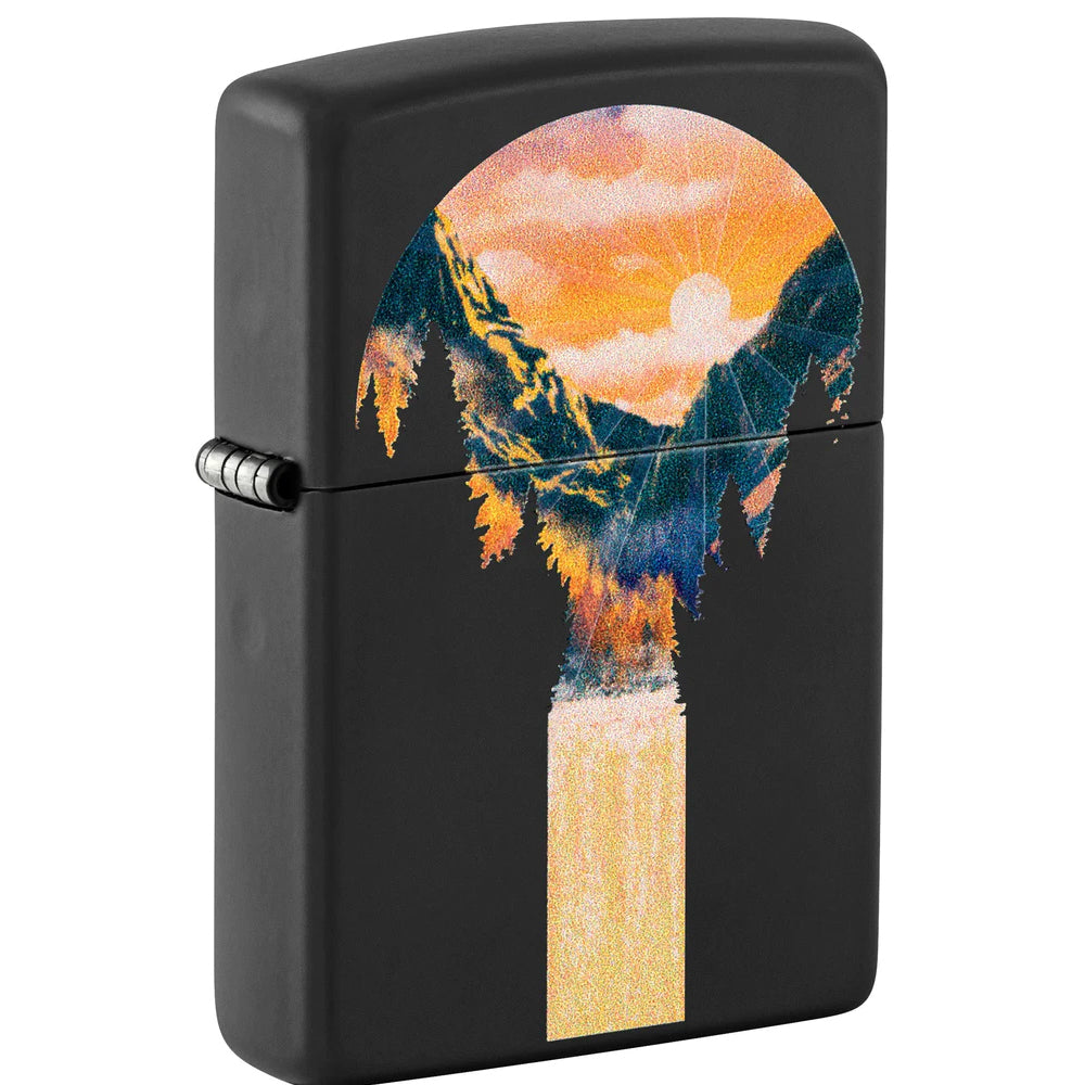 Zippo Mountain Waterfall Design