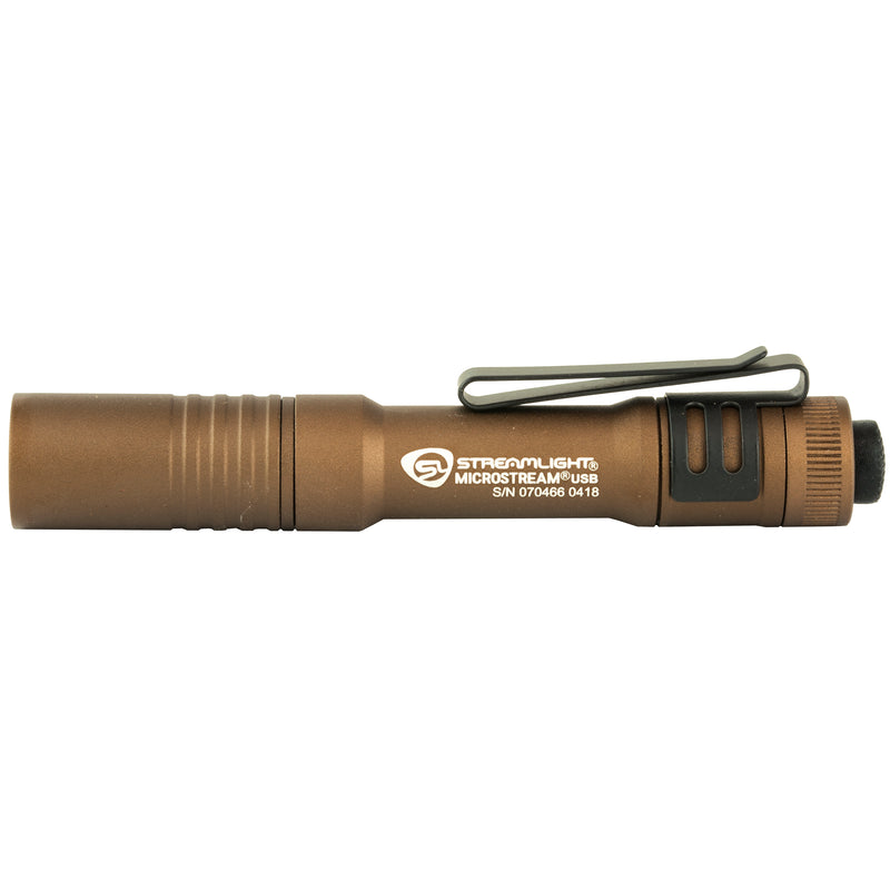 Streamlight Microstream, Flashlight, USB Charging Cord, Coyote Brown-Optics Force