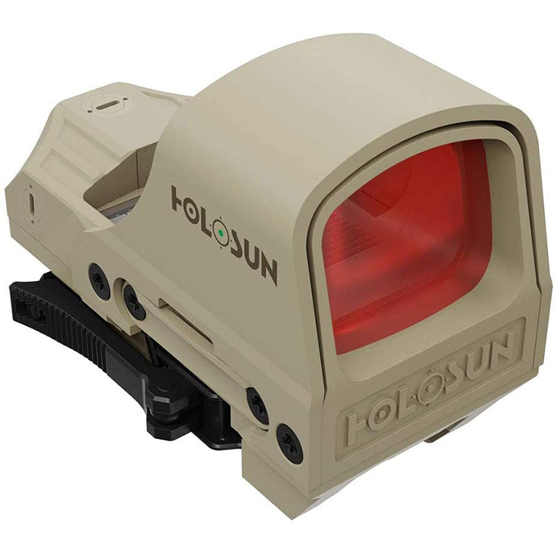 HOLOSUN HS510C-FDE Multi Reticle, Open Reflex Sight, Solar, Shake Awak