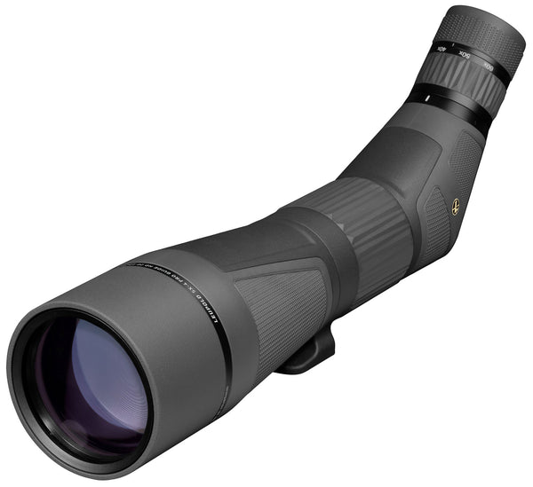 Leupold 177597 Spotting Scope SX-4 Pro Guide HD 20-60x85mm Shadow Gray Armor Coated Angled Body-Optics Force