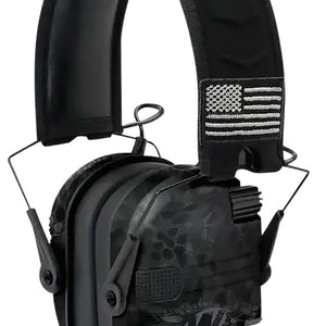 Walker's GWPRSEMPATKPT Razor Patriot Polymer 23 dB Over the Head Kryptek Highlander/Black Adult-Optics Force