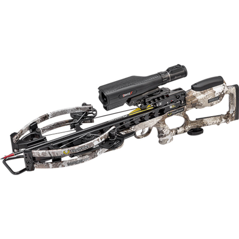 TenPoint Viper S400 Oracle X Crossbow, Veil Alpine - 400 FPS - Equipped with Burris Oracle X Rangefinding Scope + ACUslide Cocking & De-Cocking System-Optics Force