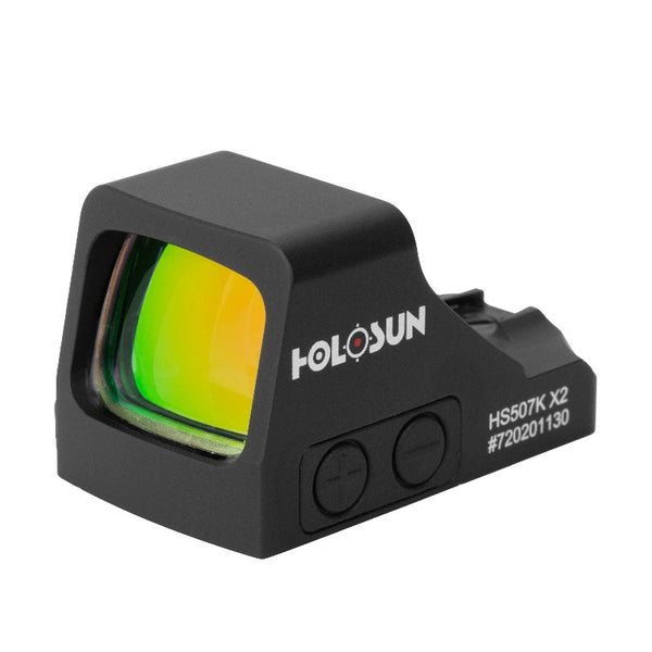 Holosun HS507K-X2 2 MOA Dot & 32 MOA Circle Red Dot w/ Free Protective Cover-Red-Optics Force