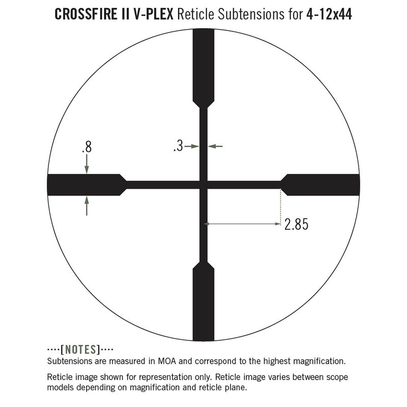 Vortex Optics Crossfire II 4-12x44 Scope-Optics Force