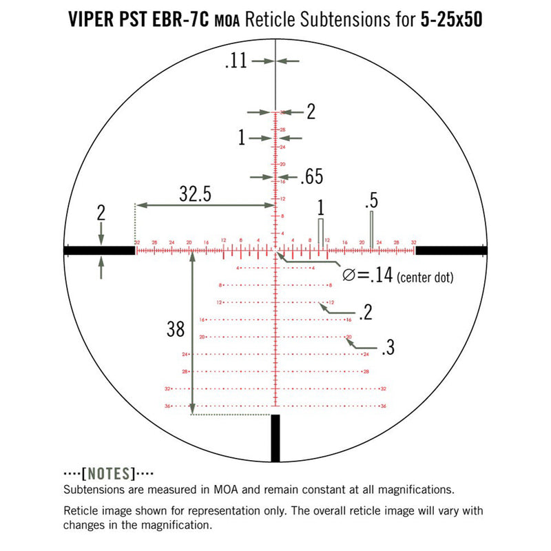 Vortex Optics Viper PST Gen II 5-25x50 FFP Scope with Vortex Pro Rings-Optics Force
