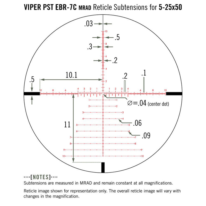 Vortex Optics Viper PST Gen II 5-25x50 FFP Scope with Vortex Pro Rings-Optics Force