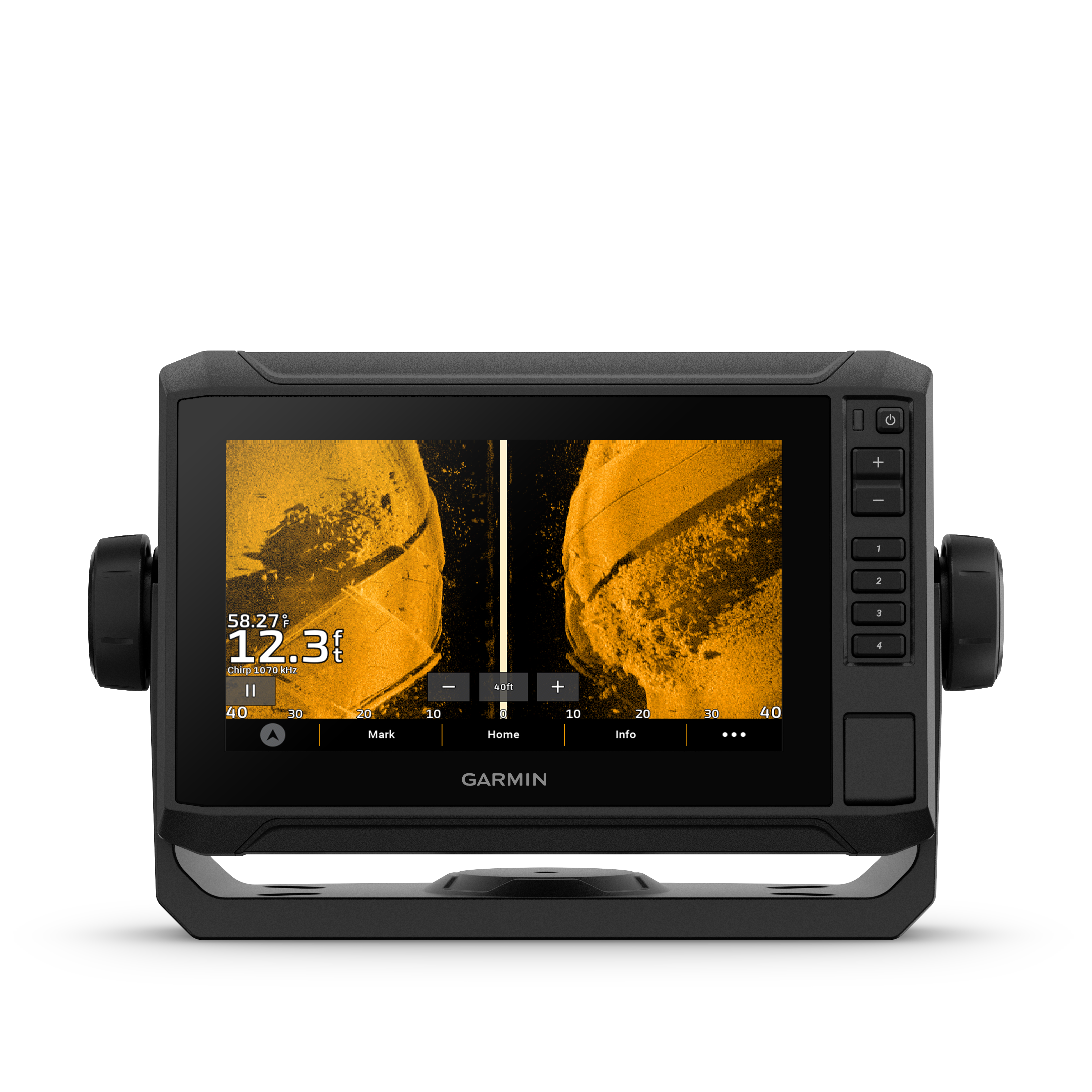 Garnim ECHOMAP™ UHD2 73sv with GT54UHD-TM Transducer and Garmin Navionics+  U.S. Inland Mapping - Fishfinder Chartplotter