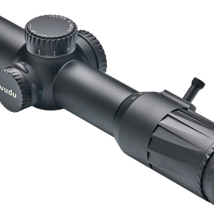 Eotech Vudu FFP Black Hardcoat Anodized 1-10x 28mm 34mm Tube Illuminated Red LE-5 MRAD Reticle Features Throw Lever VDU110FFLE5 14429-Optics Force