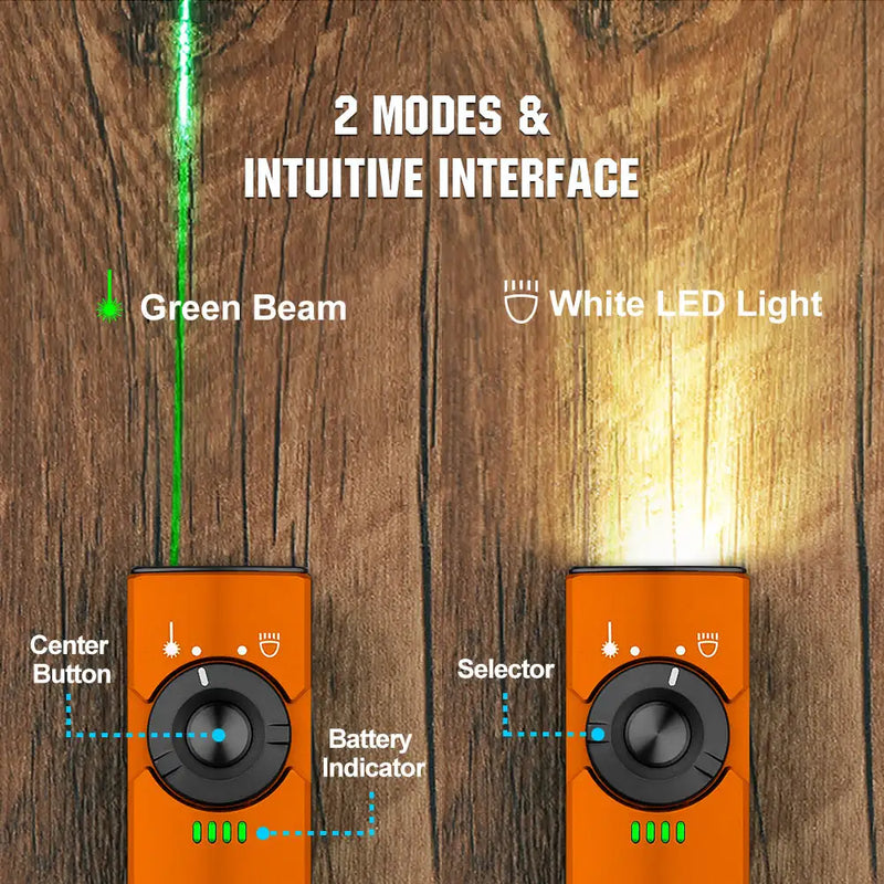 Olight Arkfeld Flat Flashlight with Green Laser & White Light-Optics Force