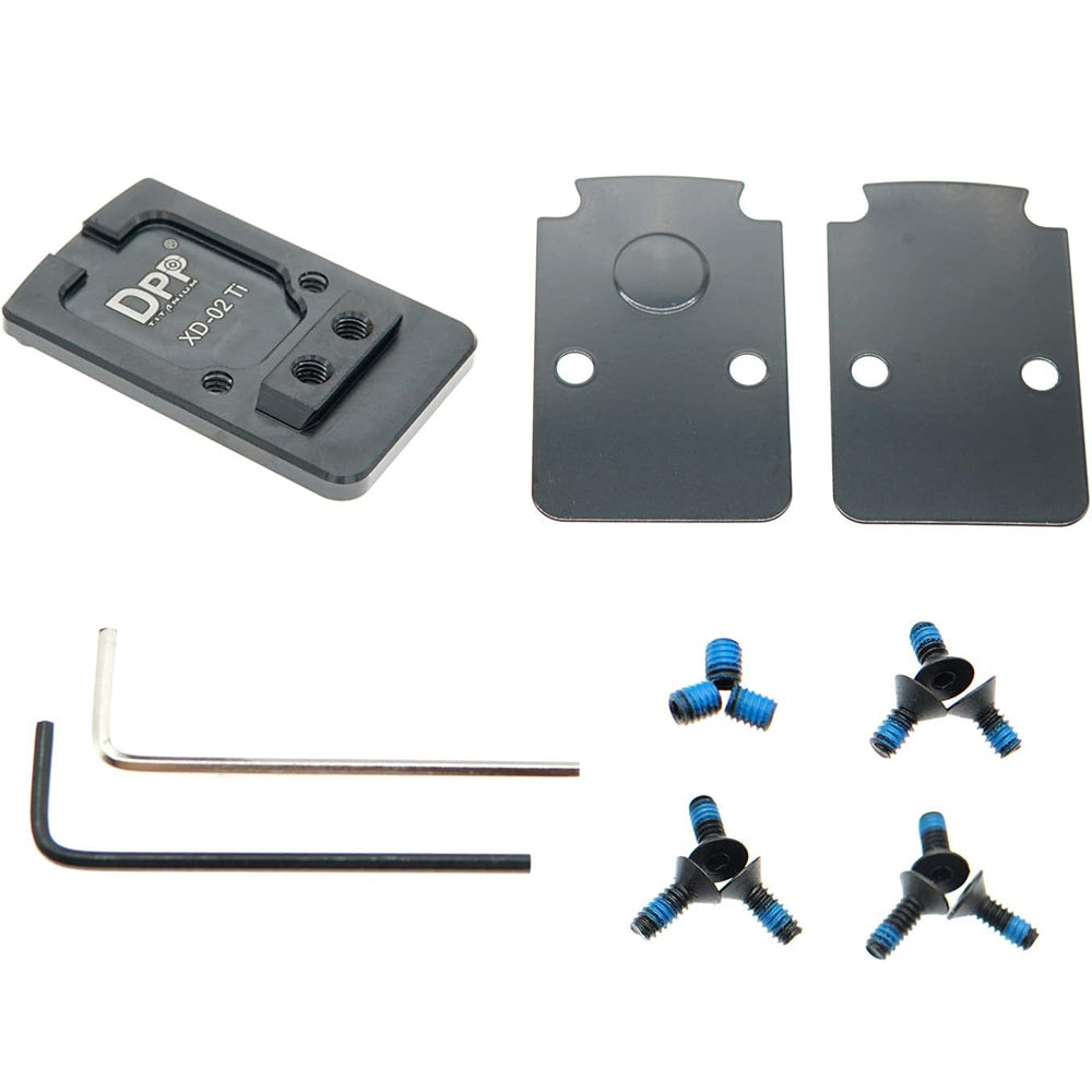 DPP Titanium Rear Sight Mount Titanium Version Trijicon RMR/Holosun 50