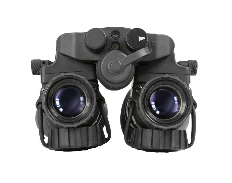AGM Global Vision 14NV4122483011 NVG-40 NL1 Night Vision Binocular Black 1x 27mm, Gen 2+ Level 1, Green Filter-Optics Force