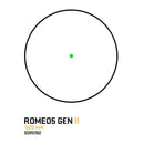 Sig Sauer ROMEO5 GEN2 Compact Red Dot Sight, 1x20mm, 2 MOA, 65 MOA Circle Dot, M1913 Rail Interface