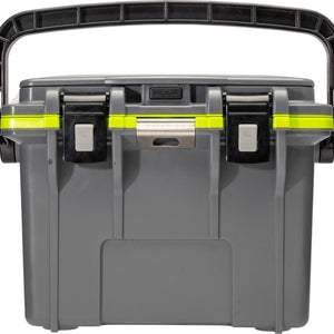 PELICAN 14QT Elite Personal Cooler Dark Gray/Green-Optics Force