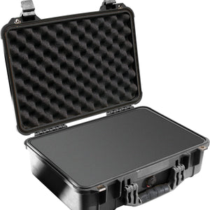 PELICAN 1500 Protector Case Black with Foam-Optics Force