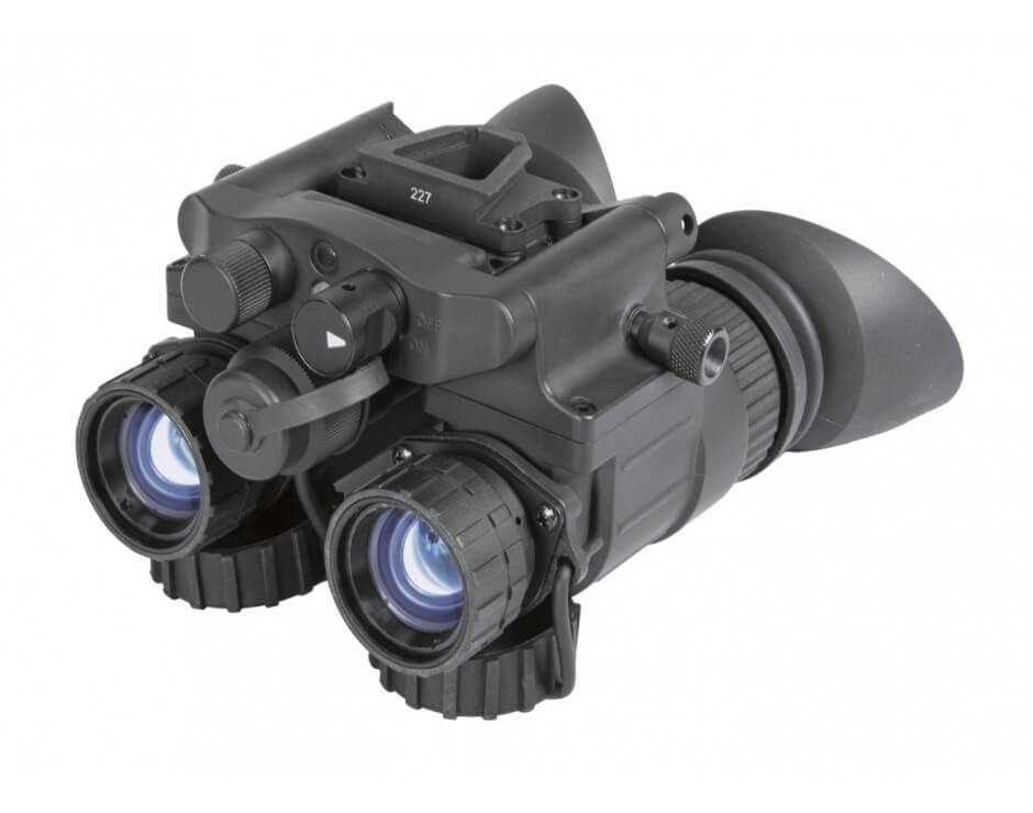 14NV4122483011 NVG 40 NL1 Night Binocular 1x 27mm Gen 2+ Level 1 Green Filter