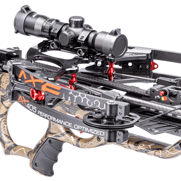 Axe Crossbows Ax405, Axe Ax40001 Crossbow With 3 Bolts And Optic
