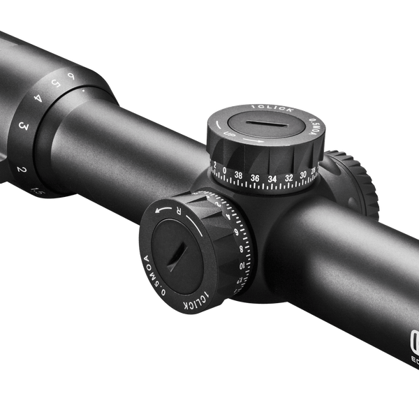 EOTECH Vudu® 1-6x24 FFP SR1 MRAD Speed Ring Reticle Riflescope - Black