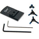 DPP Titanium Rear Sight Mount Aluminum Alloy Version Venom/Fastfire Footprint