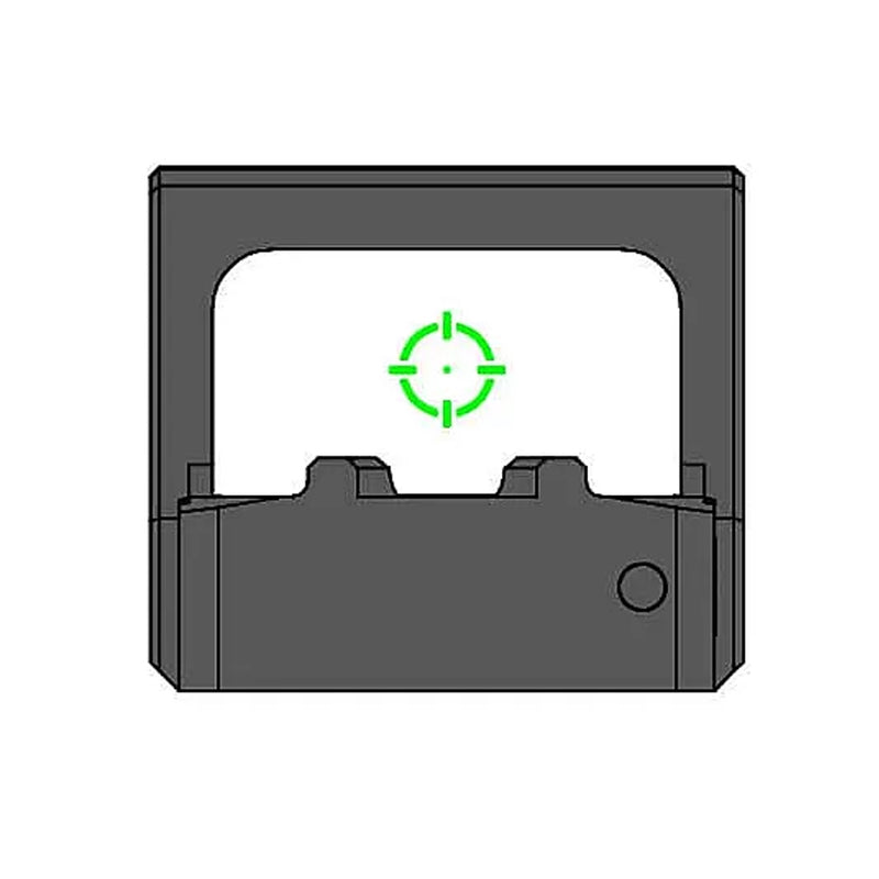 Gideon Optics Rock Pistol Red Dot Sight-Green circle w dot-Optics Force