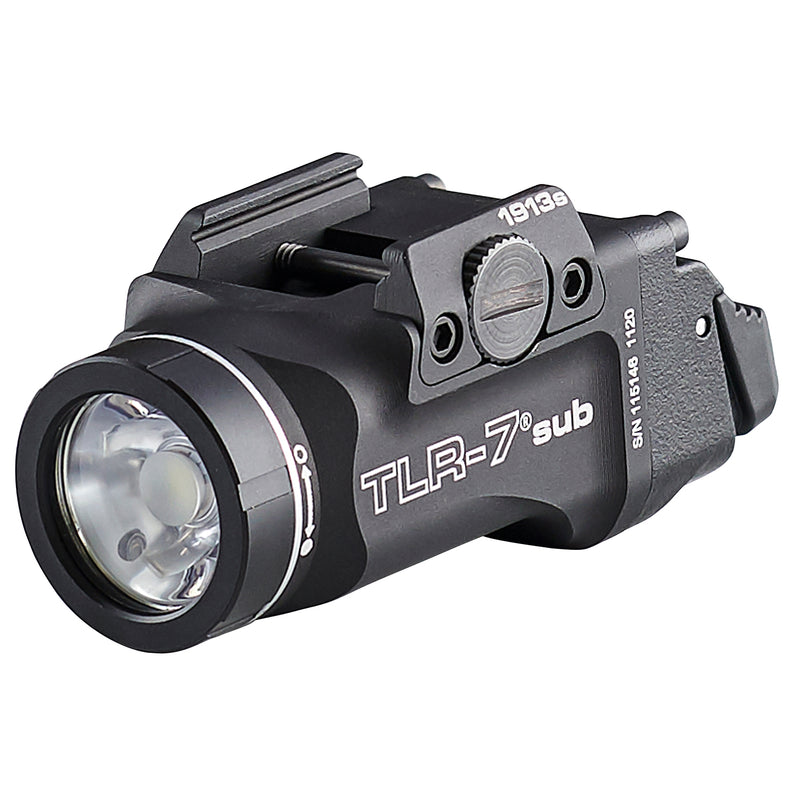 streamlight flashlight dealers Streamlight TLR-7 Sub Gun Light Black Anodized 500 Lumens White LED Sm