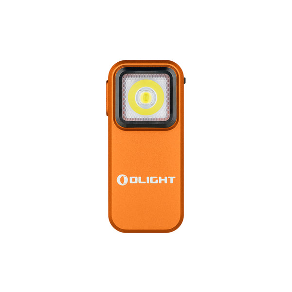 Olight Oclip Clip Light with White and Red Light - Orange-Optics Force