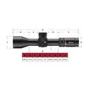 Burris XTR PS 3.3-18x50mm illum.  w/ PĒK