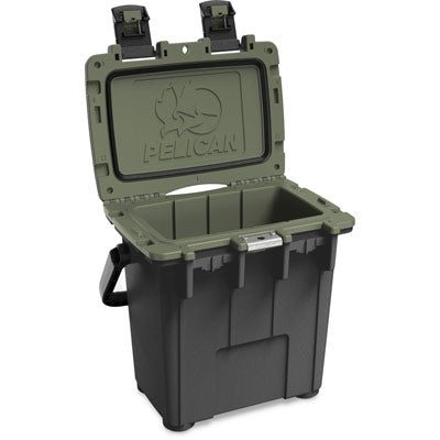 Pelican 20QT Elite Cooler Gun Metal/OD Green-Optics Force