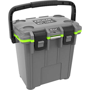 PELICAN 20QT Elite Cooler Dark Gray/Green-Optics Force