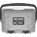 PELICAN 20QT Elite Cooler Dark Gray/Green-Optics Force