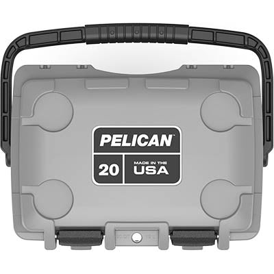 PELICAN 20QT Elite Cooler Dark Gray/Green-Optics Force