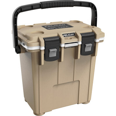 PELICAN 20QT Elite Cooler Tan/White-Optics Force