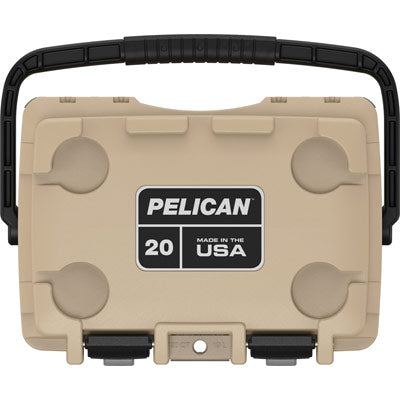 PELICAN 20QT Elite Cooler Tan/White-Optics Force