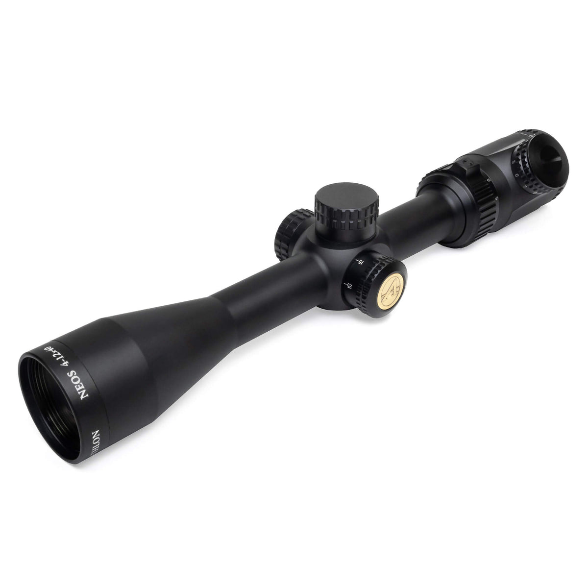Athlon Optics Neos 4-12x40, Capped Side Focus 1 inch SFP Rifle Scope