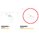 Sig Sauer Romeo 4h Compact Red Dot Sight, 1x20mm, M1913 Rail Interface