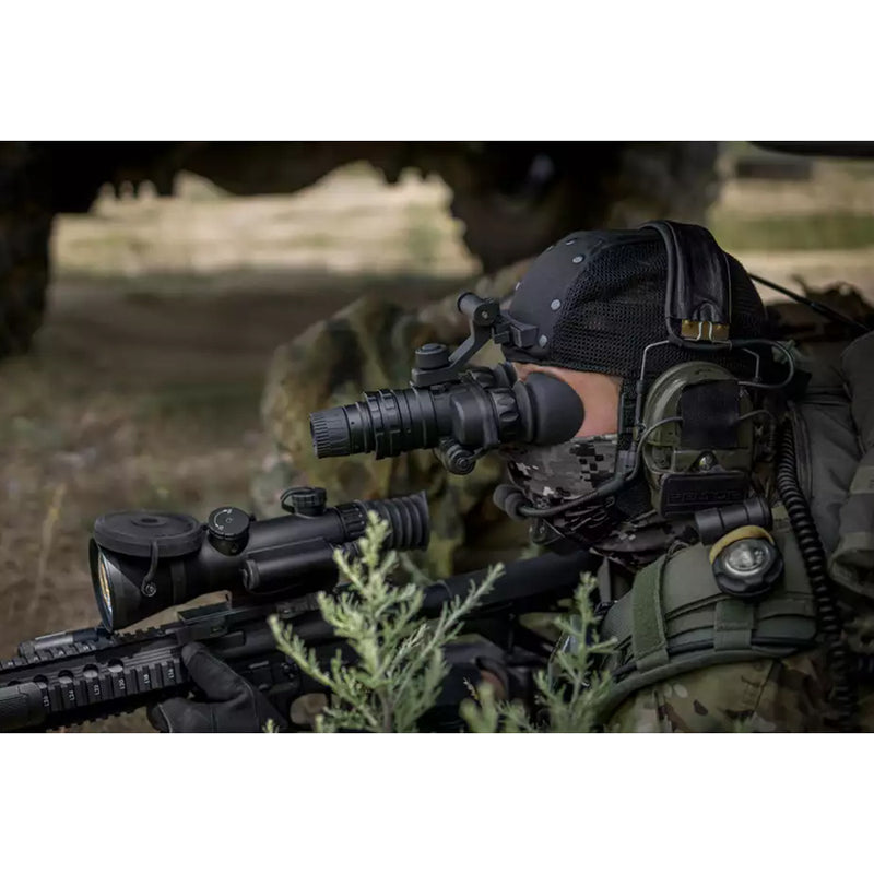 AGM Wolverine-4 – Night Vision Rifle Scope 4x with Gen 2+ Level 1, Long-Range Infrared Illuminator