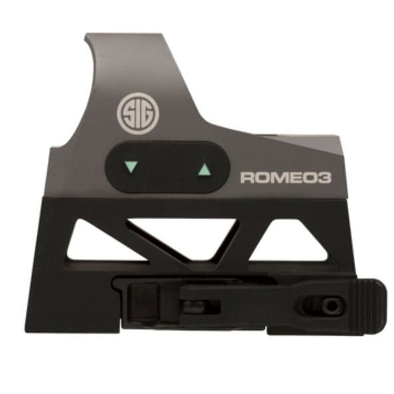 Sig Sauer Romeo3 1x25mm Miniature Reflex Sight, 3 MOA Red Dot, M1913 Rail Interface-Optics Force