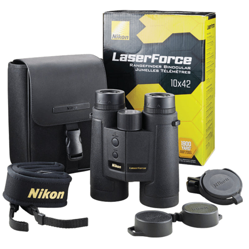 Nikon LaserForce 10x42 Rangefinder Binocular-Optics Force