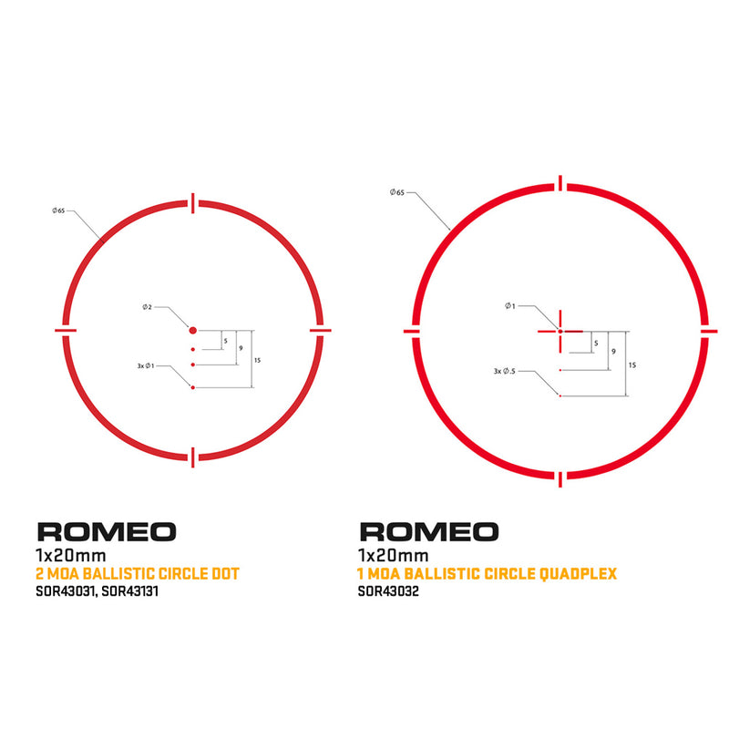 Sig Sauer Romeo 4T Compact Red Dot Sight, 1x20mm, M1913 Rail Interface-Optics Force