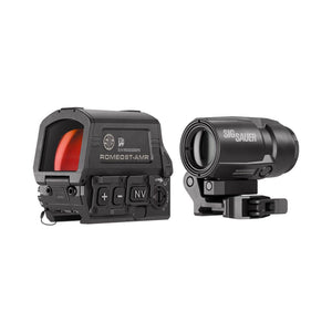 Sig Sauer ROMEO8T-AMR / JULIET3T-AMR 1x Red Dot / 3X Magnifier, M1913 Rail Interface Combo Kit