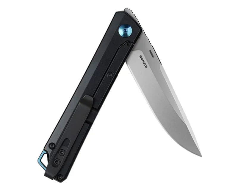 Olight Borzoi knife Black folding knife-Optics Force