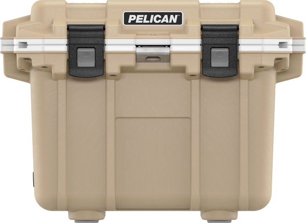 PELICAN 30QT Elite Cooler Tan/White-Optics Force