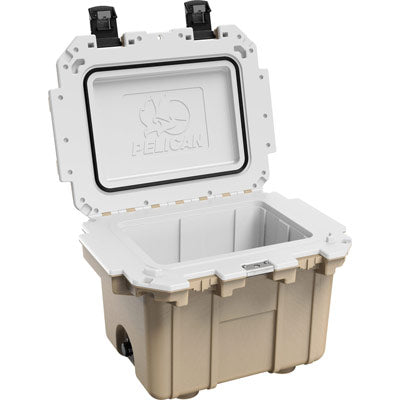 PELICAN 30QT Elite Cooler Tan/White-Optics Force