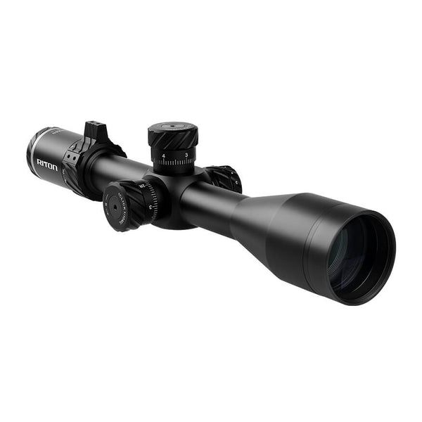 Riton Optics 3P318LFI23 3 Primal Black 318x50 First 30mm Tube Illuminated LRH Reticle-Optics Force