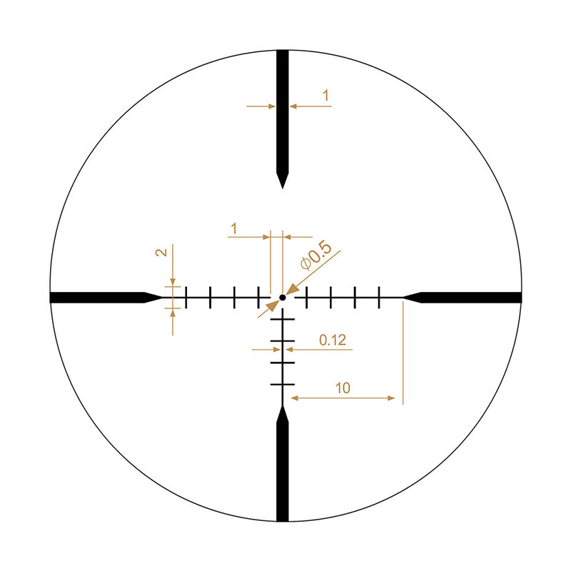 Riton Optics 3P416AS23 3 Primal Black 416x44mm 30mm Tube DHR Reticle-Optics Force